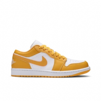 Air Jordan 1 Low Hvid Guld Sko Herre