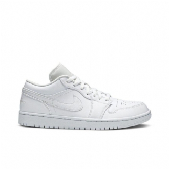 Air Jordan 1 Low Hvid Sko Dame