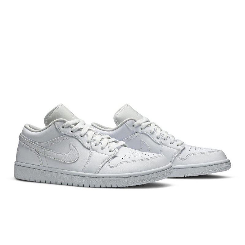 Air Jordan 1 Low Hvid Sko Dame