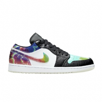 Air Jordan 1 Low Hvid Sort Flerfarvede Sko Herre