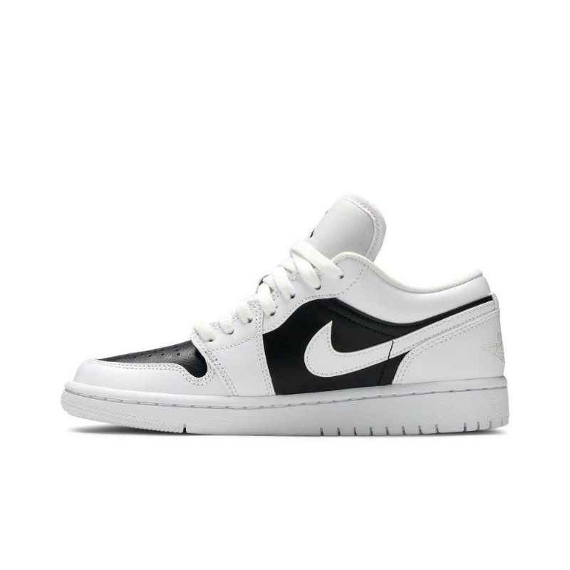 Air Jordan 1 Low Hvid Sort Sko Dame