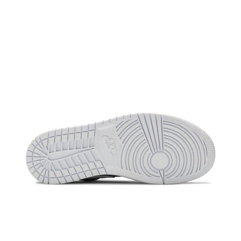 Air Jordan 1 Low Hvid Sort Sko Dame