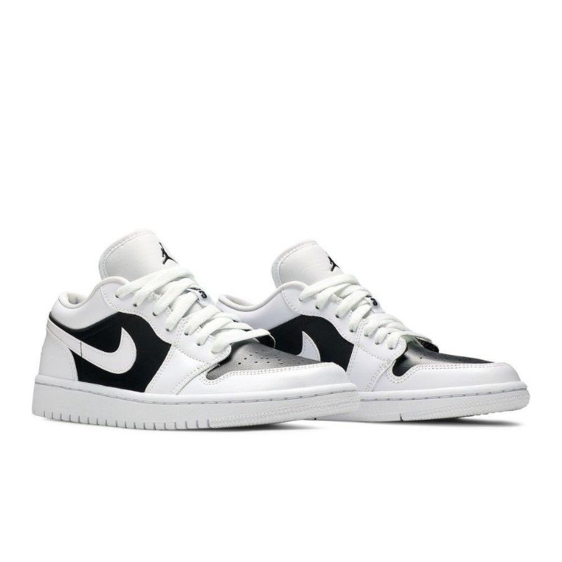 Air Jordan 1 Low Hvid Sort Sko Dame
