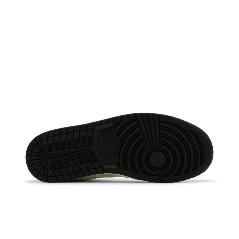 Air Jordan 1 Low Hvid Sort Sko Herre