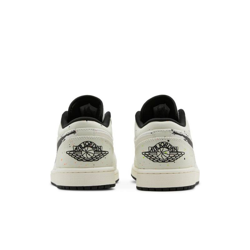 Air Jordan 1 Low Hvid Sort Sko Herre