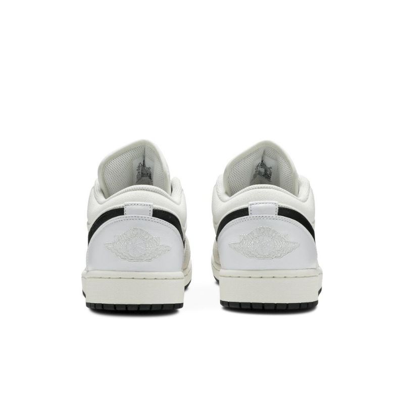Air Jordan 1 Low Hvid Sort Sko Herre