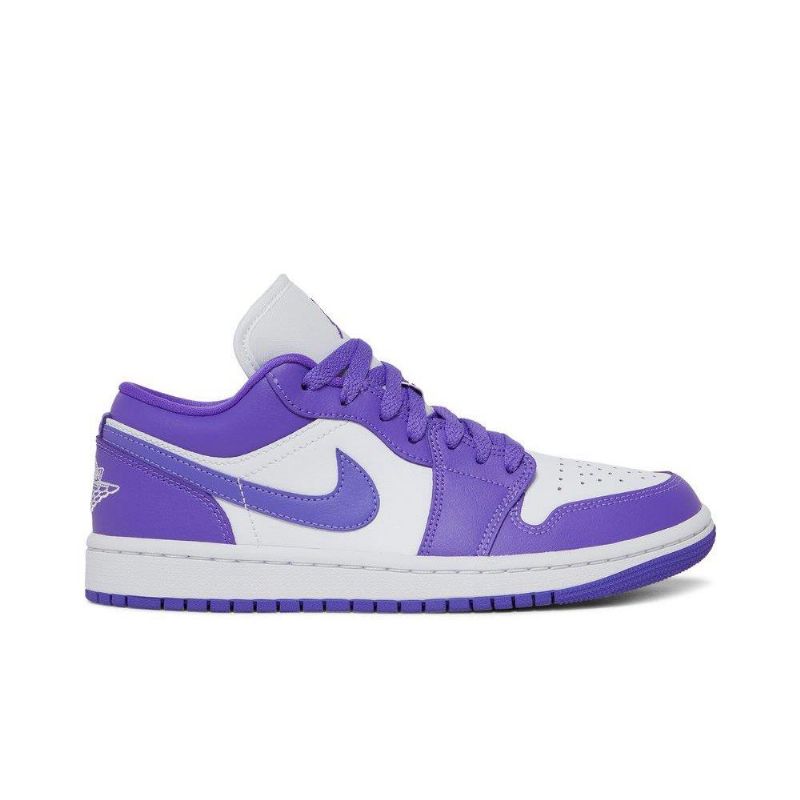 Air Jordan 1 Low Lilla Hvid Sko Dame