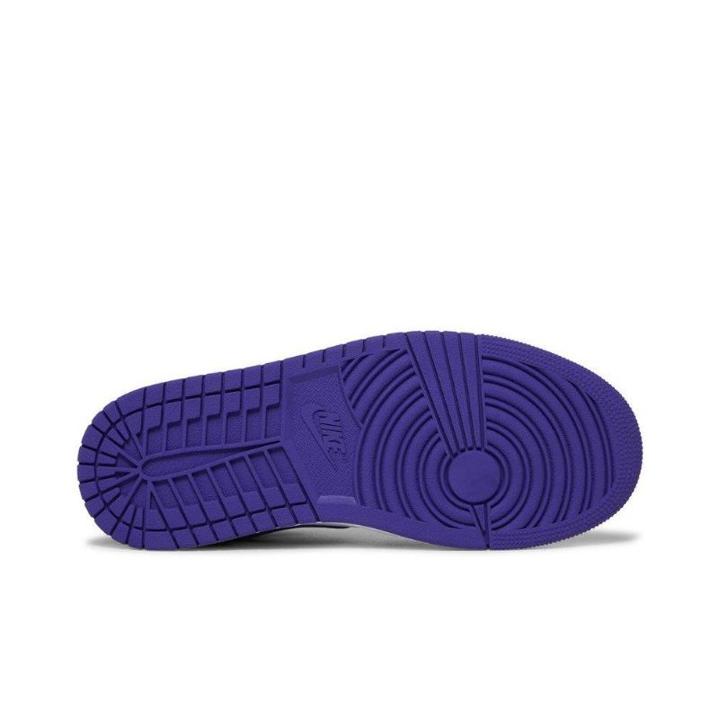 Air Jordan 1 Low Lilla Hvid Sko Dame