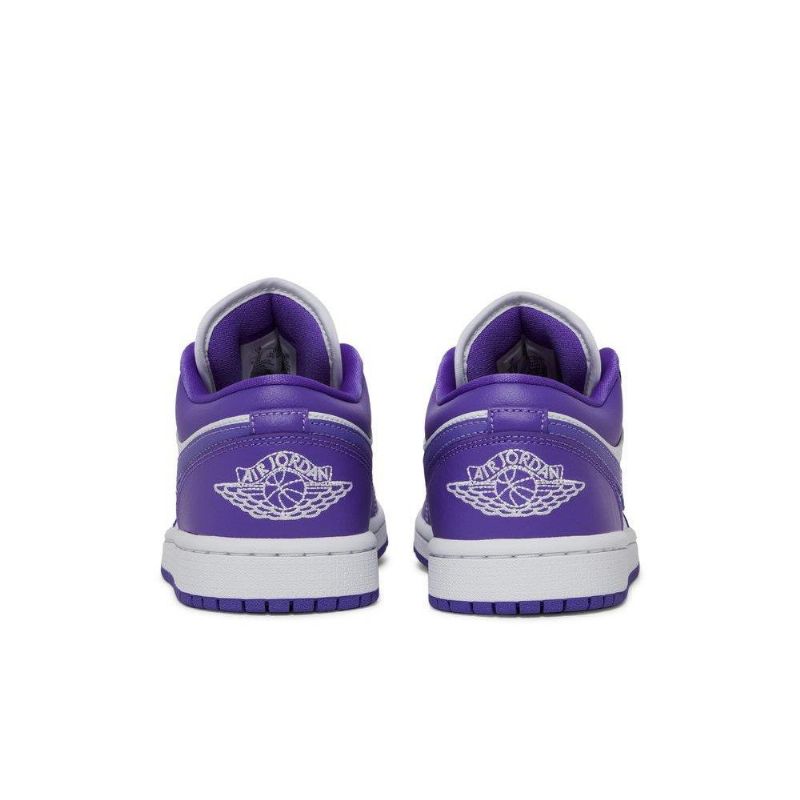 Air Jordan 1 Low Lilla Hvid Sko Dame