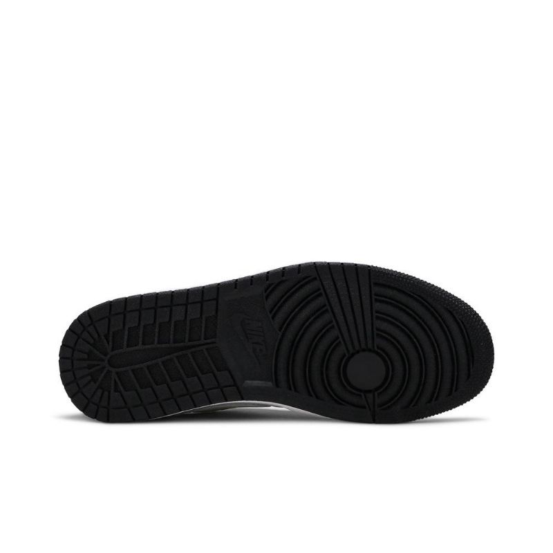 Air Jordan 1 Low Og Hvid Grøn Grå Sko Herre