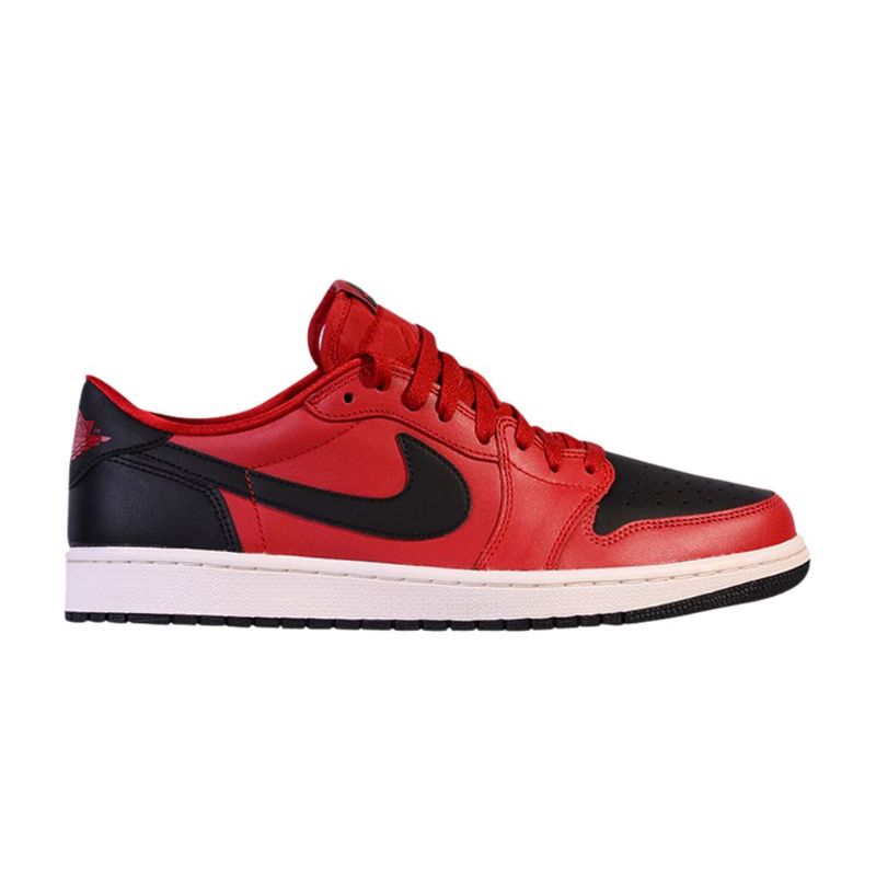 Air Jordan 1 Low Og Rød Sort Hvid Sko Herre