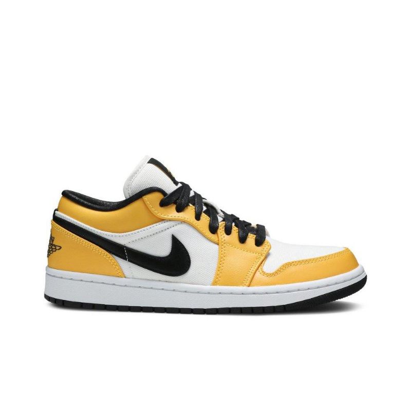 Air Jordan 1 Low Orange Hvid Sort Sko Dame