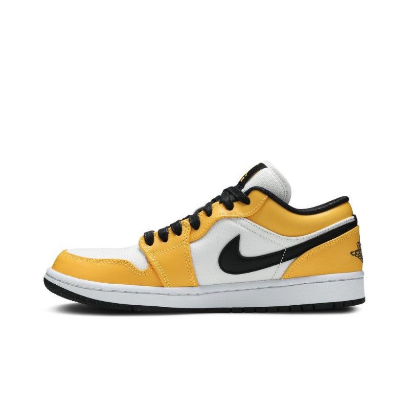 Air Jordan 1 Low Orange Hvid Sort Sko Dame