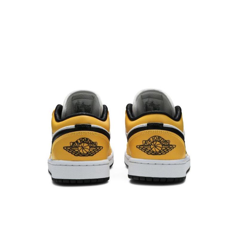 Air Jordan 1 Low Orange Hvid Sort Sko Dame