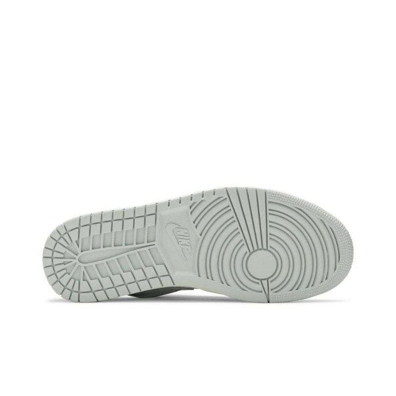 Air Jordan 1 Low Premium Hvid Grå Sko Herre