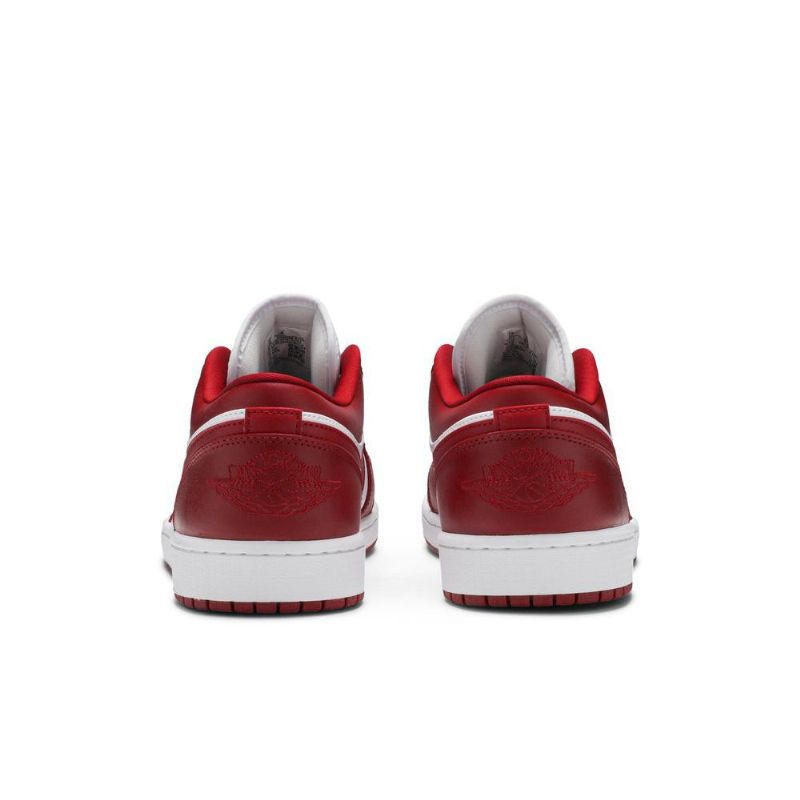 Air Jordan 1 Low Rød Hvid Sko Herre
