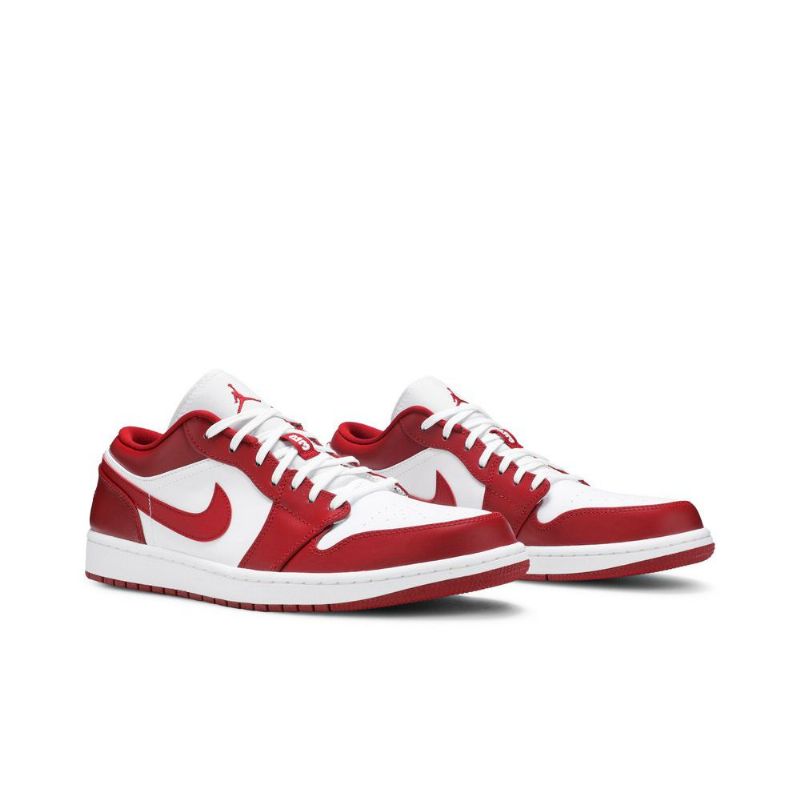 Air Jordan 1 Low Rød Hvid Sko Herre