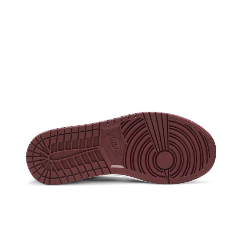 Air Jordan 1 Low Rød Hvid Sort Sko Herre
