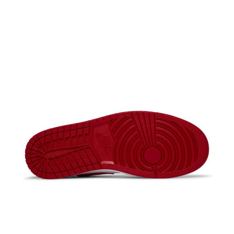 Air Jordan 1 Low Rød Hvid Sort Sko Herre