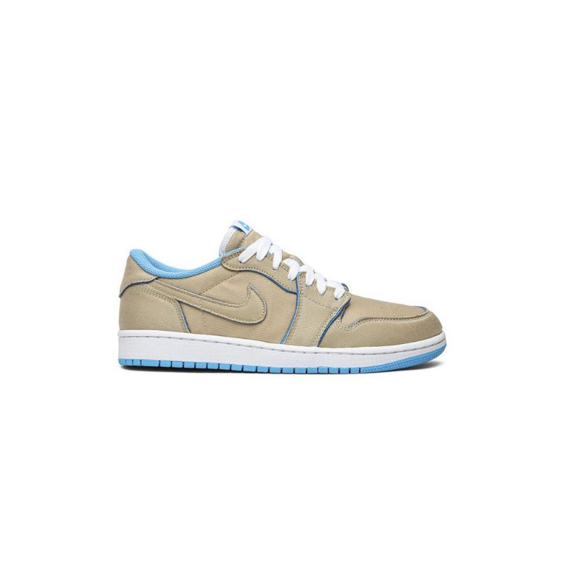 Air Jordan 1 Low Sb Khaki Blå Sko Herre