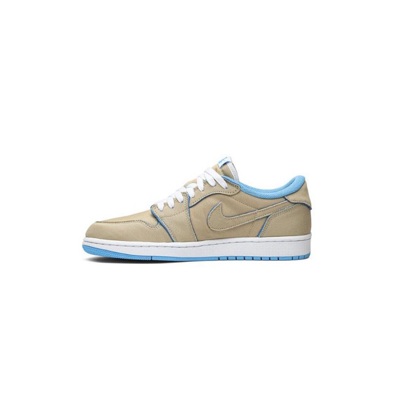 Air Jordan 1 Low Sb Khaki Blå Sko Herre