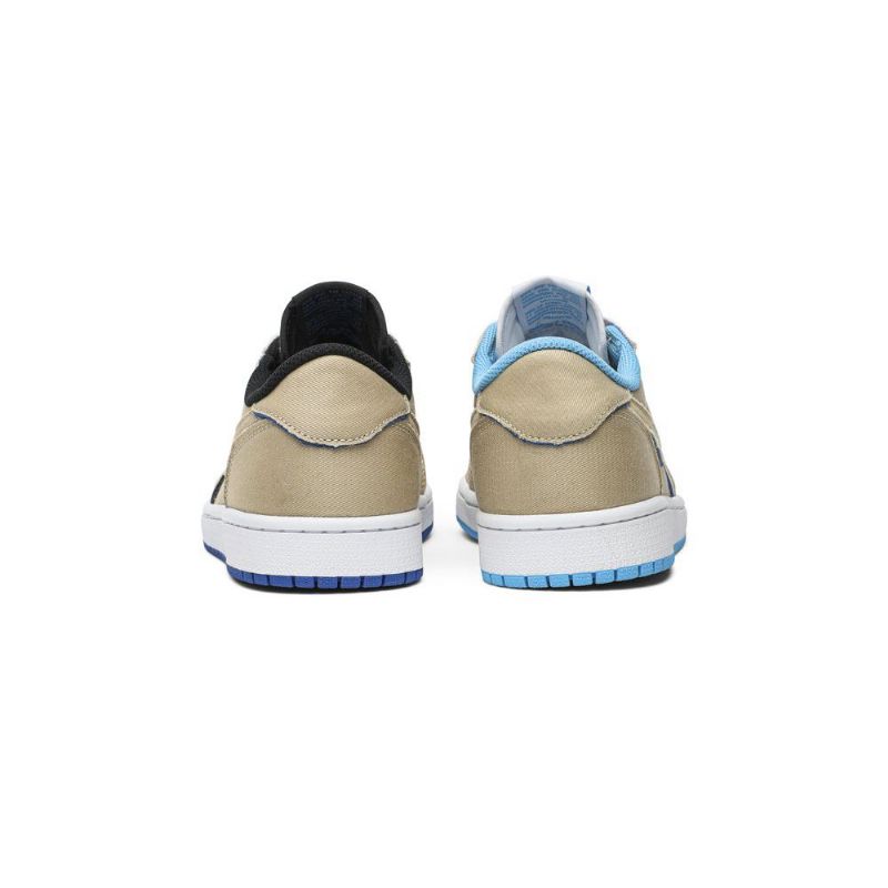 Air Jordan 1 Low Sb Khaki Blå Sko Herre