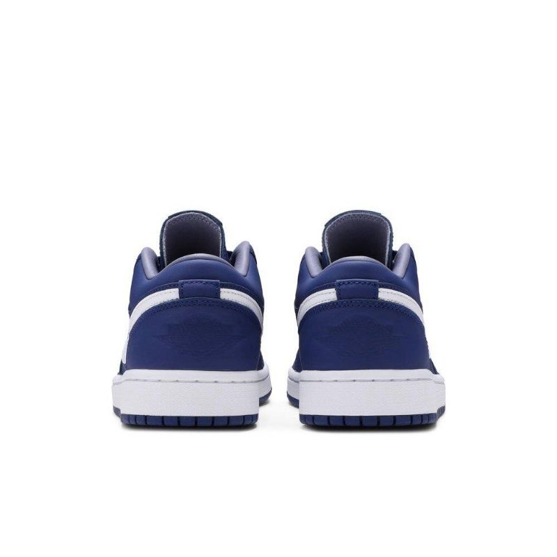 Air Jordan 1 Low Se Blå Hvid Sko Dame