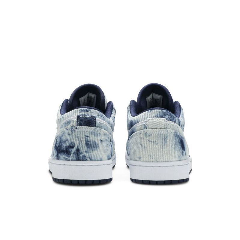Air Jordan 1 Low Se Blå Hvid Sko Herre
