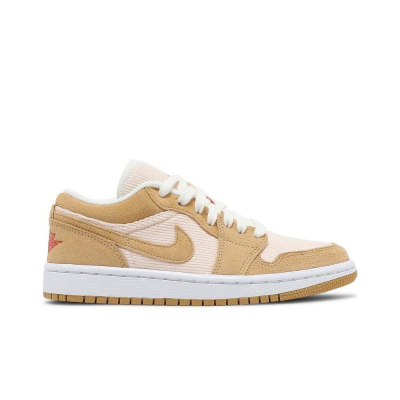 Air Jordan 1 Low Se Brun Beige Sko Dame