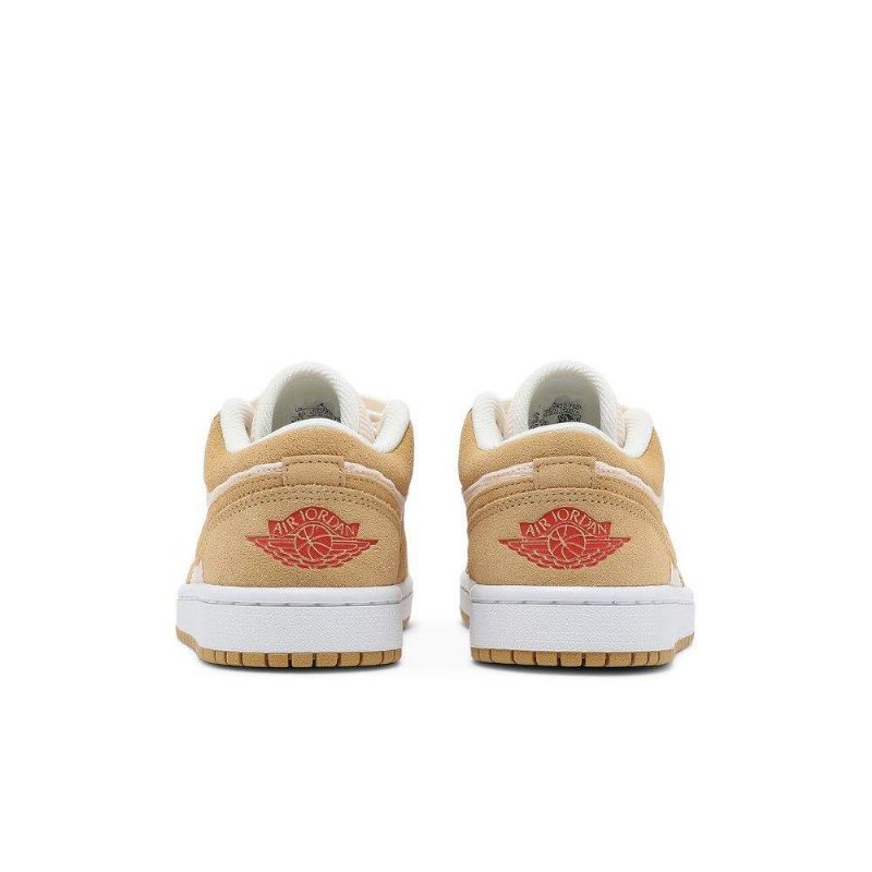 Air Jordan 1 Low Se Brun Beige Sko Dame