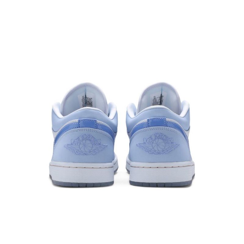 Air Jordan 1 Low Se Grå Blå Sko Herre