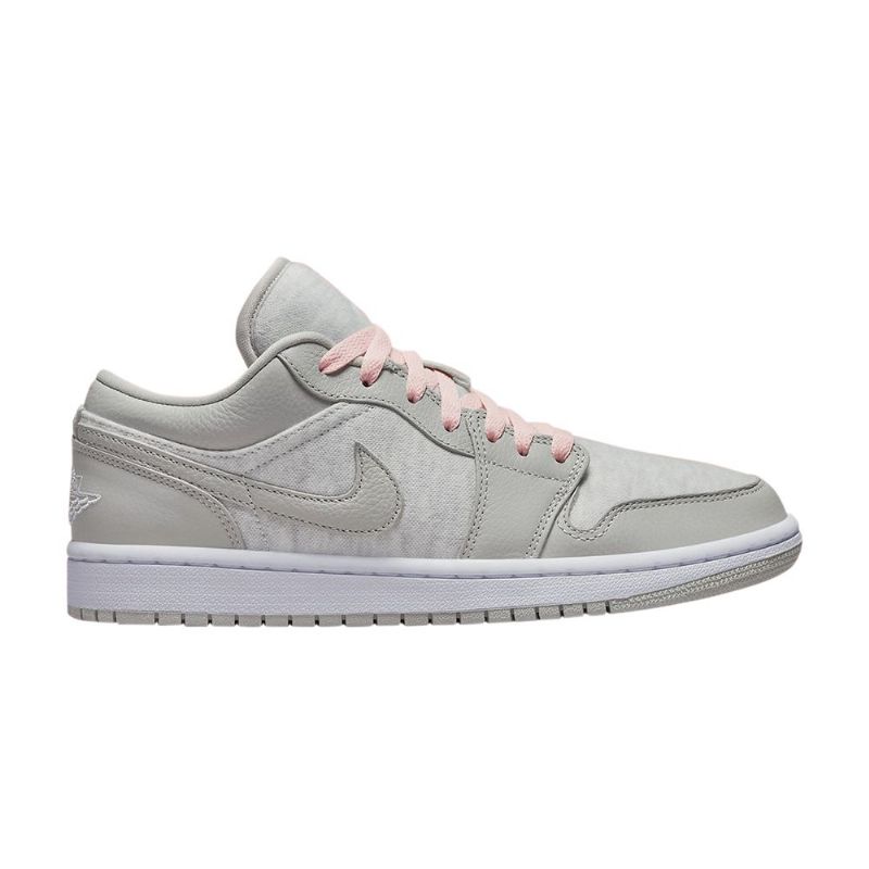 Air Jordan 1 Low Se Grå Lyserød Sko Dame