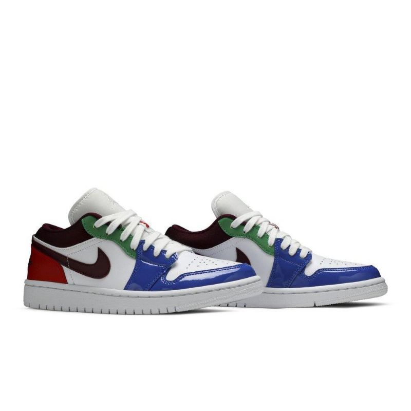 Air Jordan 1 Low Se Hvid Flerfarvede Sko Dame