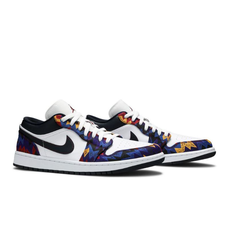 Air Jordan 1 Low Se Hvid Flerfarvede Sko Herre