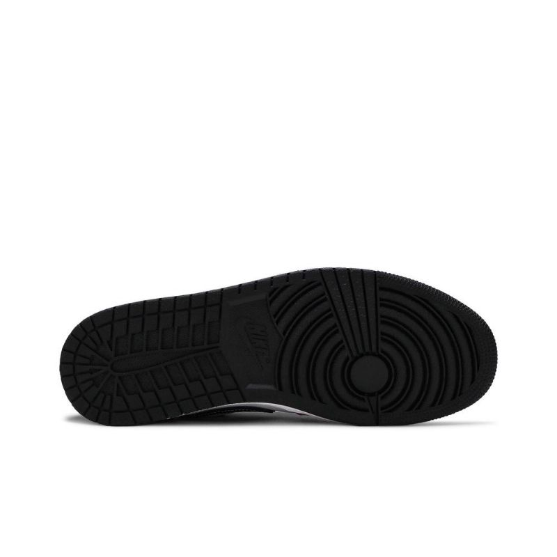Air Jordan 1 Low Se Hvid Lilla Sort Sko Herre