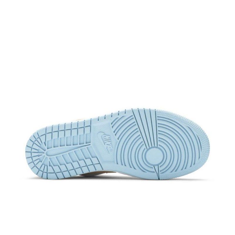 Air Jordan 1 Low Se Hvid Rød Brun Sko Dame