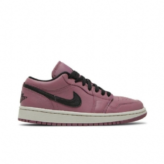 Air Jordan 1 Low Se Lilla Sort Sko Dame