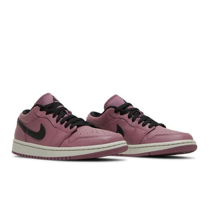 Air Jordan 1 Low Se Lilla Sort Sko Dame