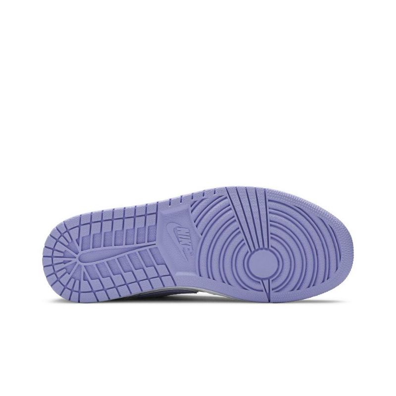 Air Jordan 1 Low Se Lyserød Lilla Hvid Sko Herre