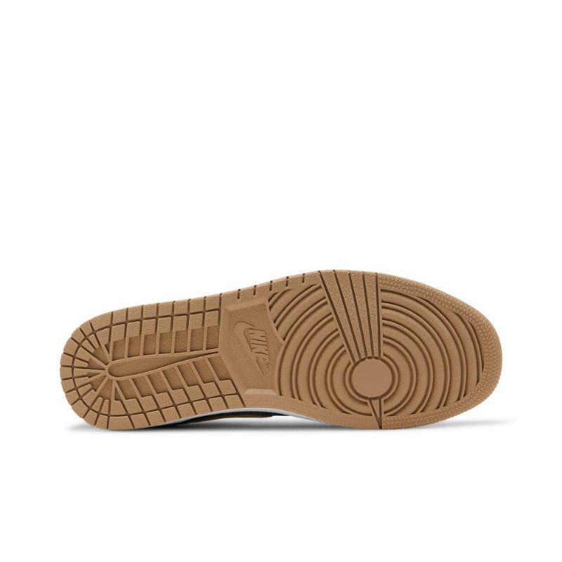 Air Jordan 1 Low Se Marineblå Brun Sko Herre