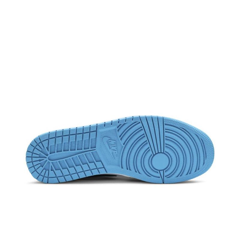 Air Jordan 1 Low Se Sort Blå Hvid Sko Herre