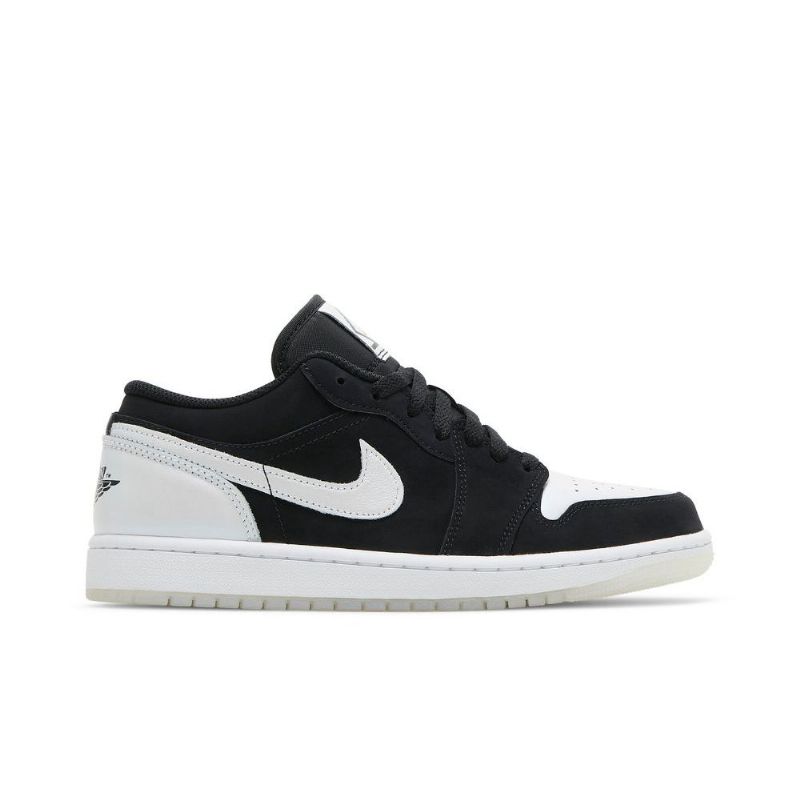 Air Jordan 1 Low Se Sort Hvid Sko Herre