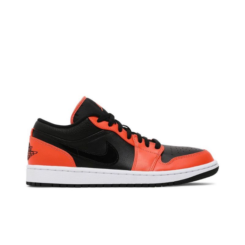 Air Jordan 1 Low Se Sort Orange Hvid Sko Herre