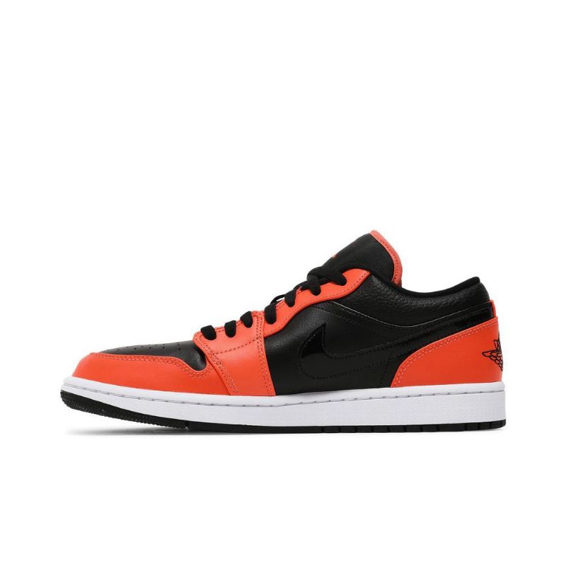 Air Jordan 1 Low Se Sort Orange Hvid Sko Herre