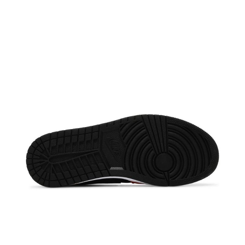 Air Jordan 1 Low Se Sort Orange Hvid Sko Herre