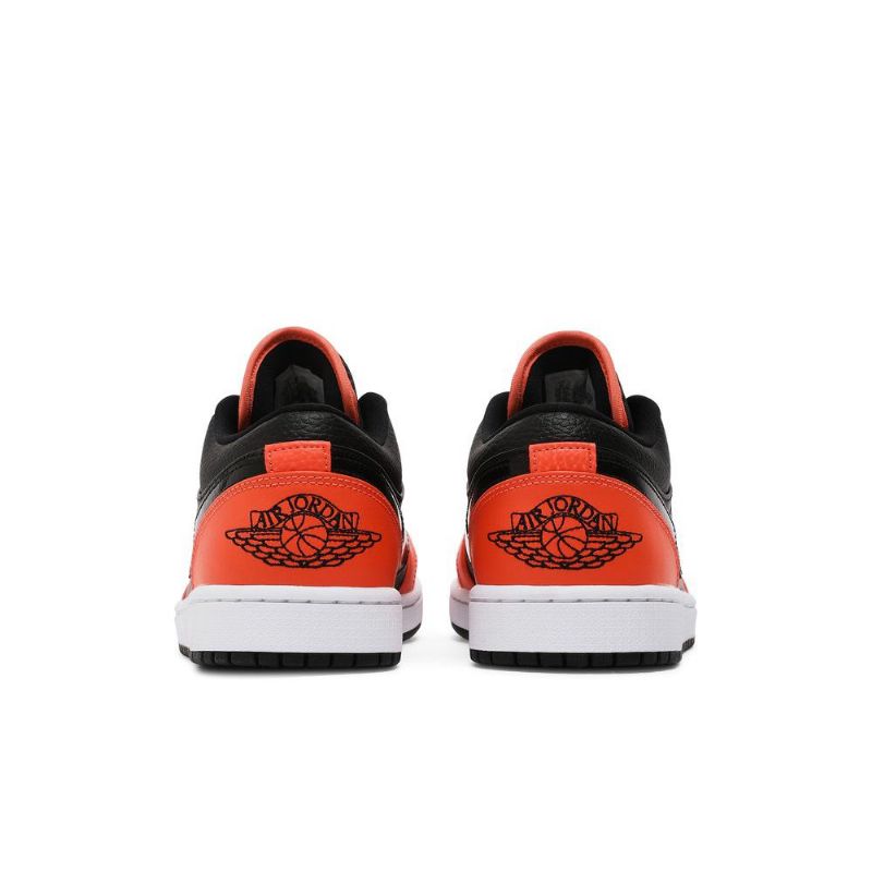 Air Jordan 1 Low Se Sort Orange Hvid Sko Herre