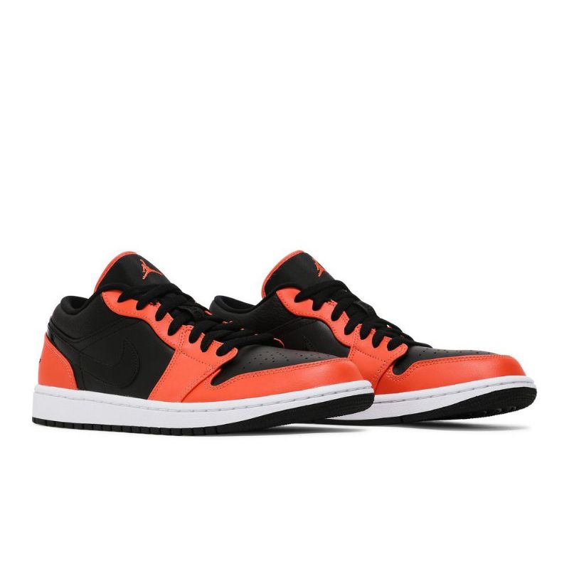 Air Jordan 1 Low Se Sort Orange Hvid Sko Herre