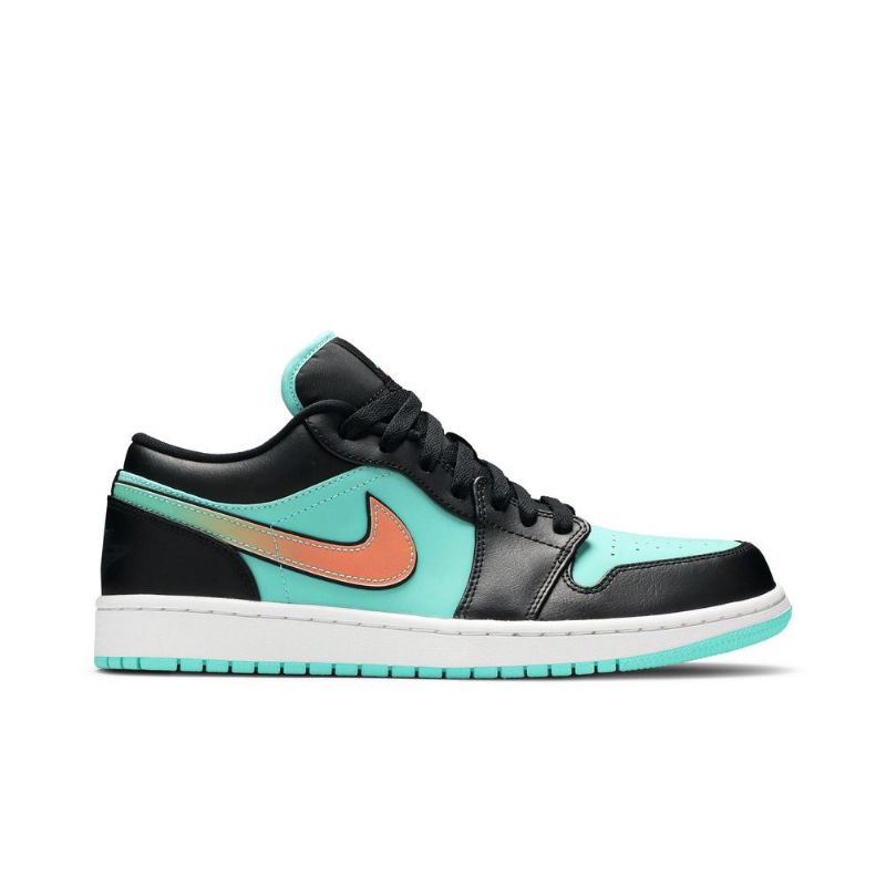 Air Jordan 1 Low Se Turkis Sort Lyserød Sko Herre