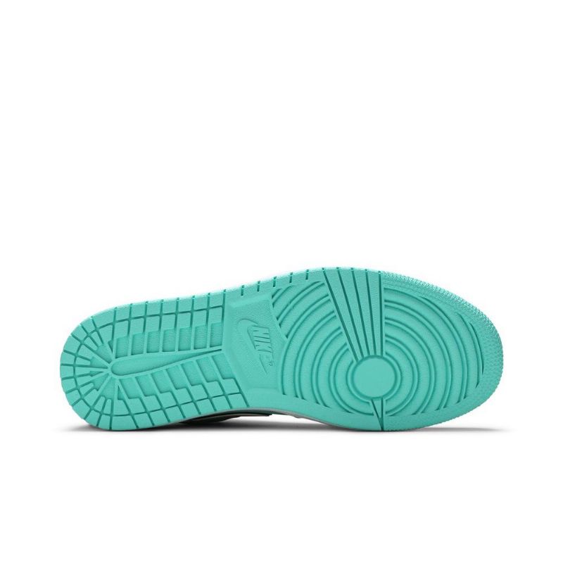 Air Jordan 1 Low Se Turkis Sort Lyserød Sko Herre
