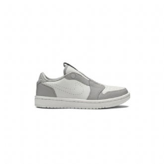 Air Jordan 1 Low Slip Hvid Grå Sko Dame